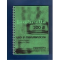 P 45 LIBRETTO USO E MANUTENZIONE 200 DL